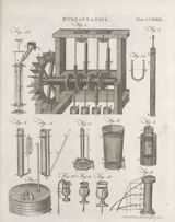 Engraved plate of hydrostatics